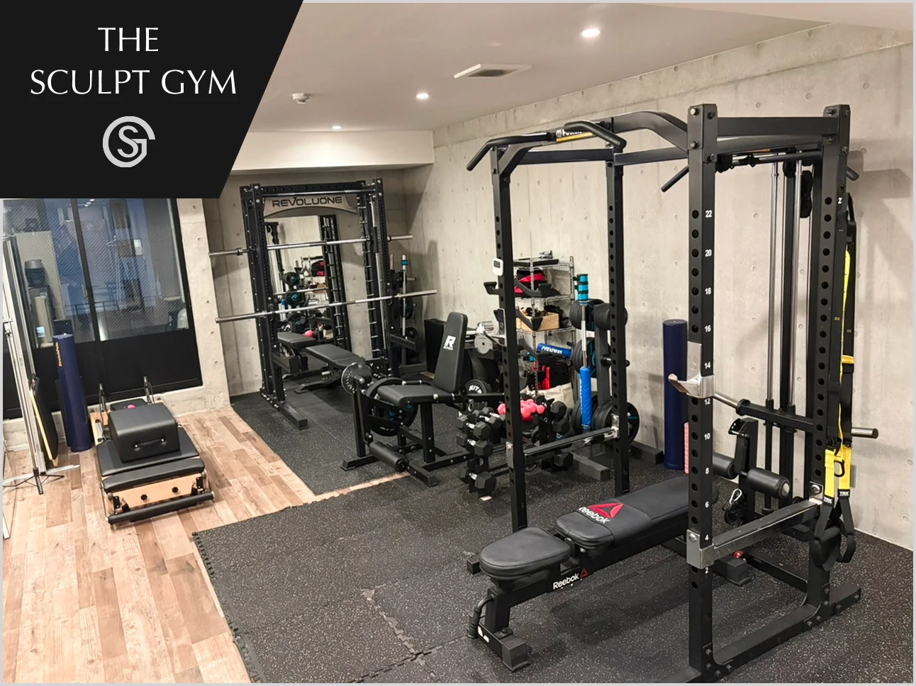 THE SCULPT GYM 心斎橋店の店内