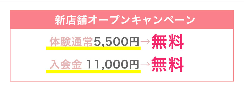 オープニングキャンペーン